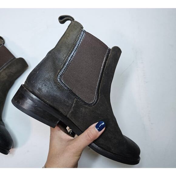 Thursday BootsAnkle Handmade brown Suede leather W's 6.5. USA designed.‎ Stylish - Picture 12 of 16